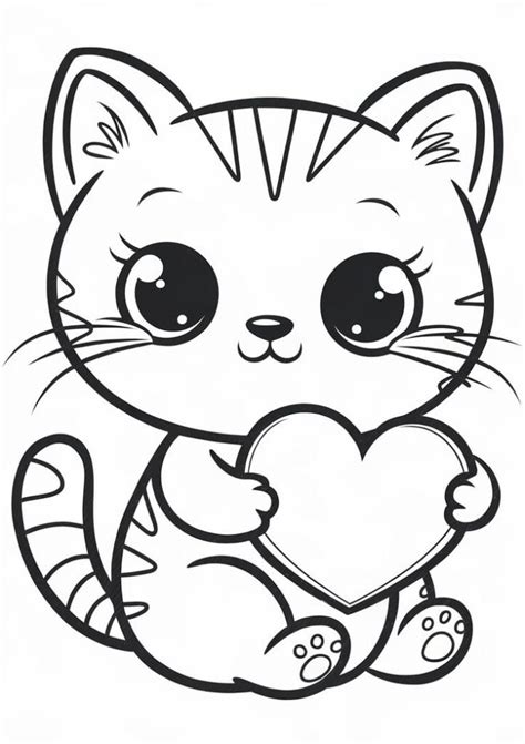 Desenho Colorir Gatinho - Gatinho para Colorir: 12 Desenhos Fofos e Grátis!