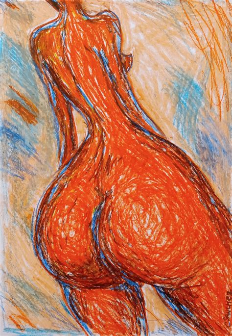 Orange Nude 522 Obras De Arte Originales Ediciones Limitadas E