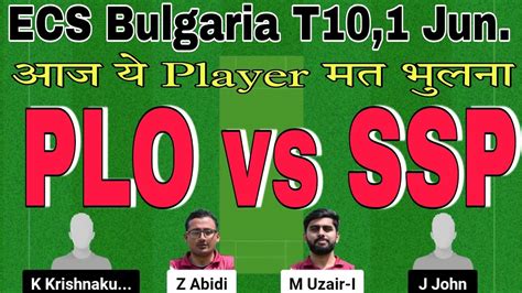 Plo Vs Ssp Dream11 Predictionplo Vs Ssp Player Statsplo Vs Ssp