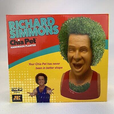 Richard Simmons Chia Pet Home Garden Planter Pottery Plant - NEW | eBay