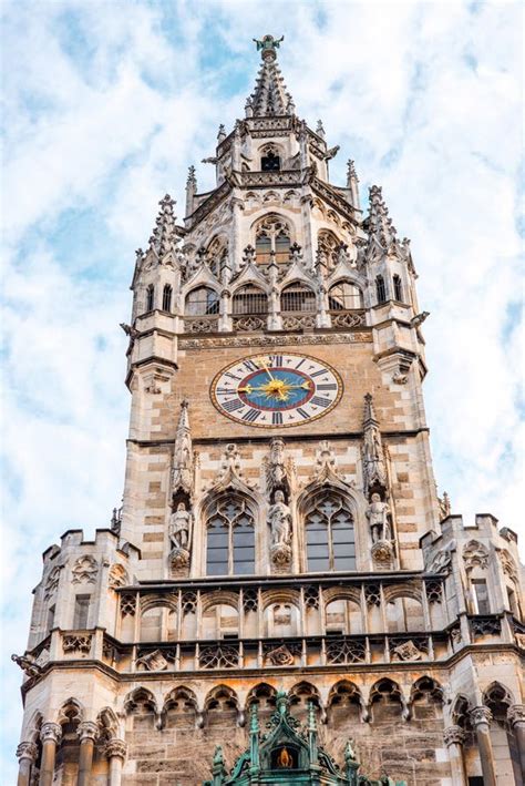 Main Clock Tower In Munich Stock Photo Image Of City 79320434