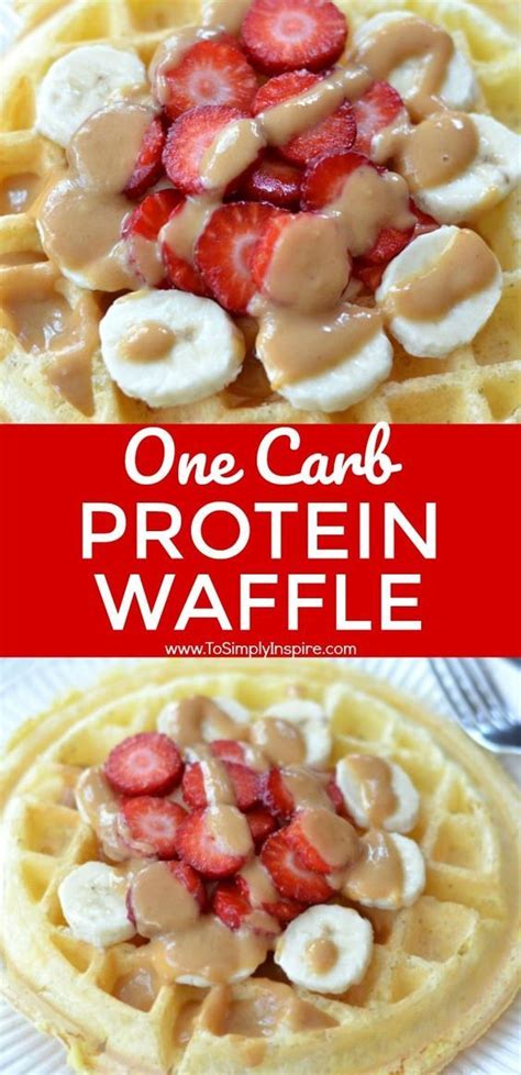 These Light And Fluffy Low Carb Protein Waffles Make The Perfect