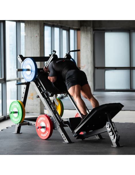 Machine de musculation 2 en 1 hack squat et presse à cuisses