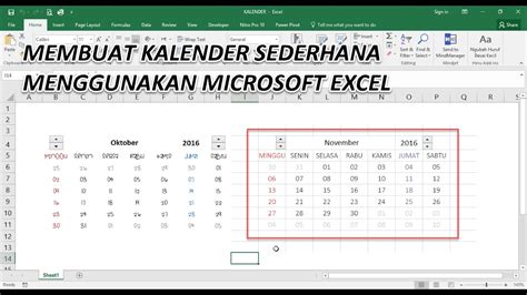 Cara Membuat Kalender Di Excel Untuk Pemula Lengkapgambar Images