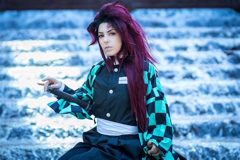 My Genderbend Tanjiro Cosplay Shot By Kulotski Dee At Crunchyroll Expo 2019 Unicornastronaut