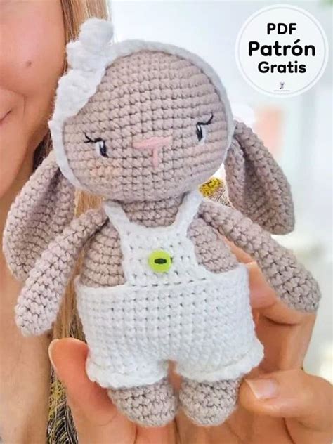 Amigurumi Conejo de Pascua PDF Patrón Gratis 500 PDF Passo a Passo