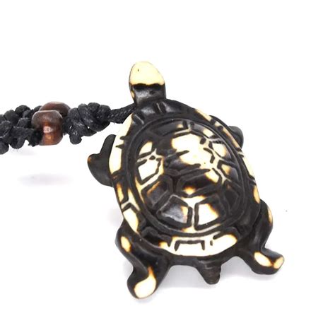 Umgodly Pc Imitation Yak Bone Turtles Pendant Tribal Hawaiian Surfer