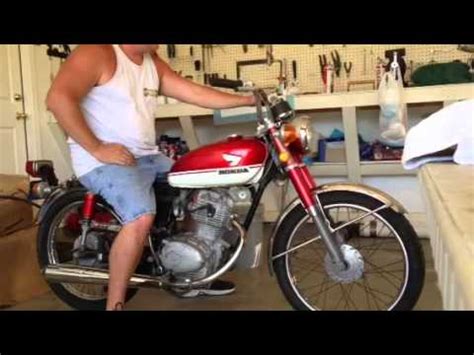 1972 Honda CB100 - YouTube