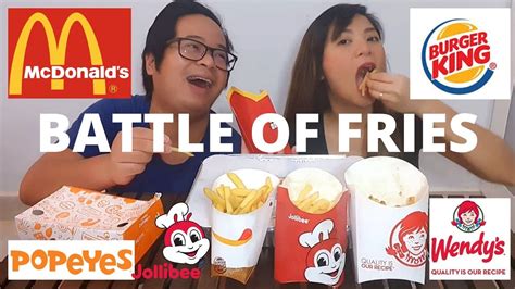 Mcdonalds Vs Jollibee Vs Popeyes Vs Burger King Vs Wendys French