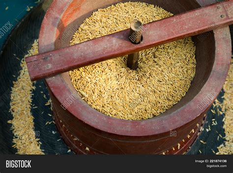 Old Wooden Rice Image And Photo Free Trial Bigstock