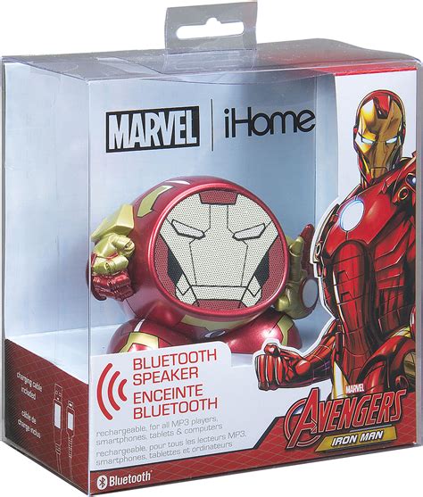 Best Buy Marvel Iron Man Portable Bluetooth Speaker Yellowred Vi