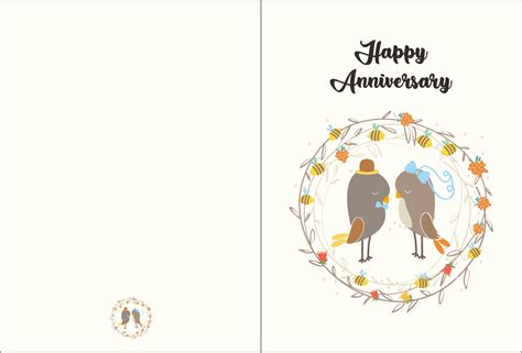 Romantic Anniversary Cards - 10 Free PDF Printables | Printablee