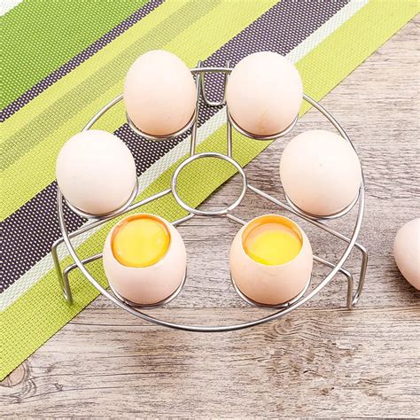 Pc Stainless Steel Egg Steamer Rack Slots Pot Steam Egg Seperate