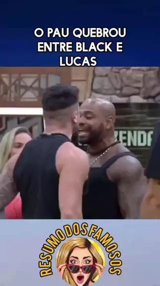 O Pau Quebrou Entre Lucas E Black Afazenda Afa Kwai