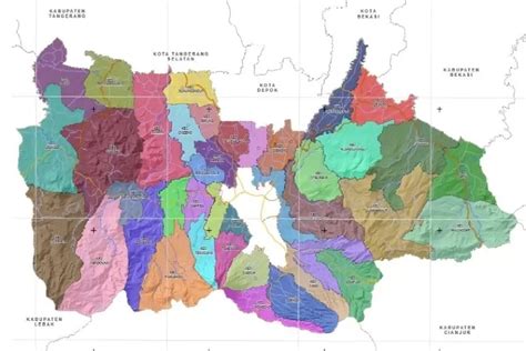 Bogor Pecah Jadi 4 Kabupaten Ini Daftar Kecamatan Yang Bakal Gabung