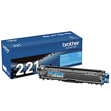 Brother TN 221 Cyan Toner Cartridge TN 221C Office Depot