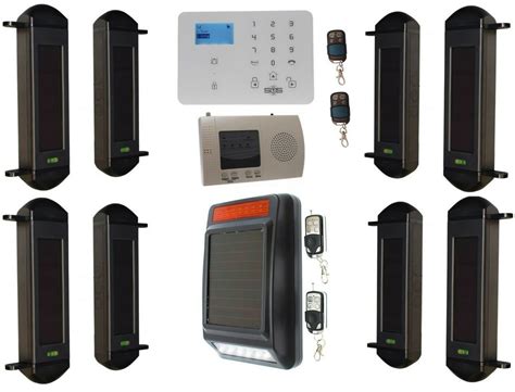 Complete Perimeter Alarm X Wireless Solar Beams Gsm Dialler