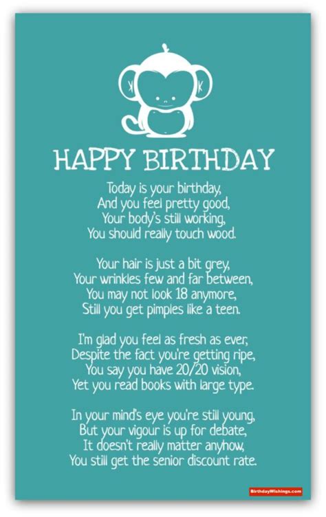 Age Birthday Poems Archives - Birthday Wishings