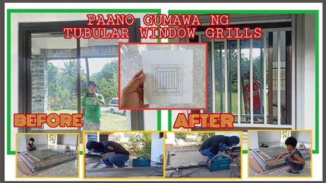 Paano Gumawa Ng Tubular Window Grills DIY Metal Fabrication Cre