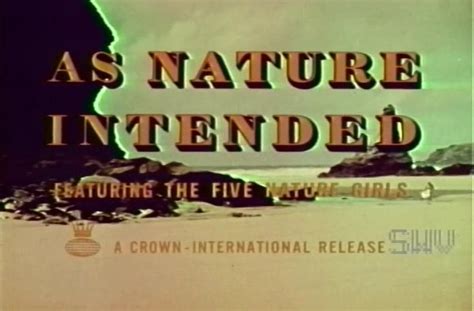 Naked As Nature Intended 1961