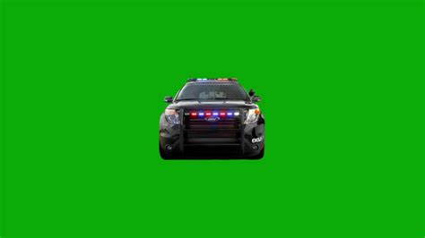 Free Green Screen Video Police Car Approaching Stright Youtube