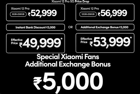 Xiaomi 12 Pro Price Drop: Buy Flagship Android Smartphone Below ₹60,000 mark? - Gizbot News