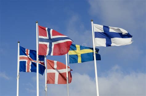 Nordic flags stock photo. Image of symbol, iceland, flags - 31042068