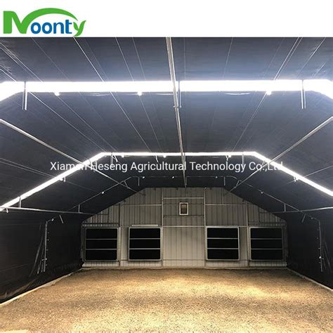 Greenhouse Ventilation Equipment Curtain System For Shade Energy Saving