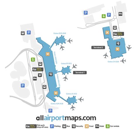 MXP Airport Map - Milan Malpensa Airport Terminal Maps & Navigation Guide
