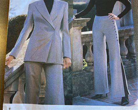 Vogue Paris Original Sewing Pattern Claude Montana 2682 Misses Side