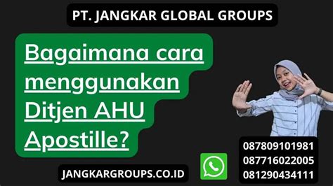 Ditjen AHU Apostille Jangkar Global Groups