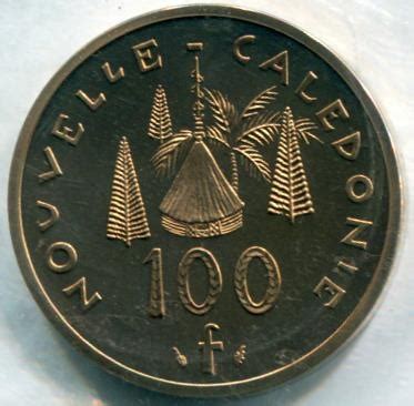 Only 150 Pieces Of This Attractuve 1979 New Caledonia 100 Francs Nickel