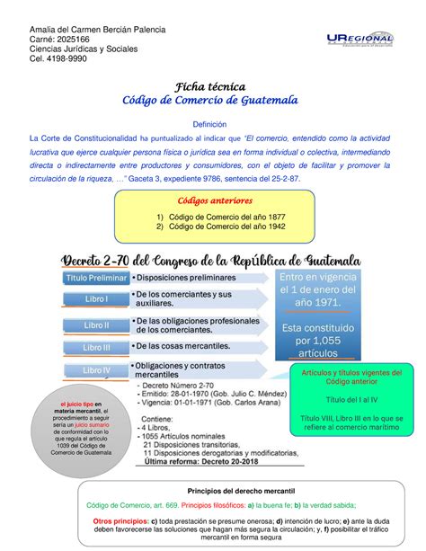 PDF Codigo de Comercio de Guatemala Julito Solís Academia edu