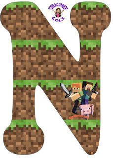 Ideas De Abecedario Minecraft Abecedario Minecraft Adornos Para