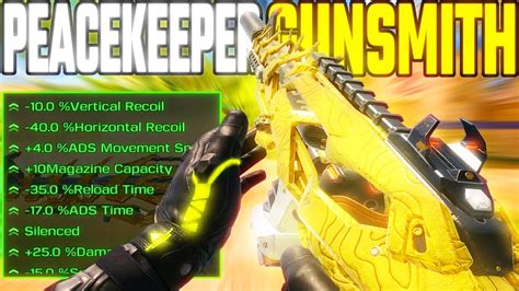 New Peacekeeper Gunsmith Is Cracked Peacekeeper Mk2 Gunsmith