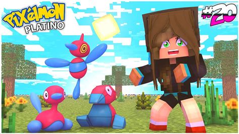 CONSIGO A PORYGON Y Sus EVOLUCIONES PIXELMON PLATINO 20 MINECRAFT