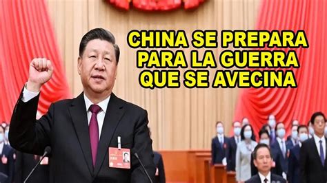 China Se Prepara Para La Guerra Introdujo Estrictos Controles A La