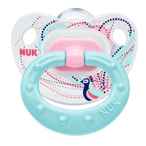 Nuk Baby Pacifier 18 36 Months Silicone Girl Pink Soother Toddler 0525