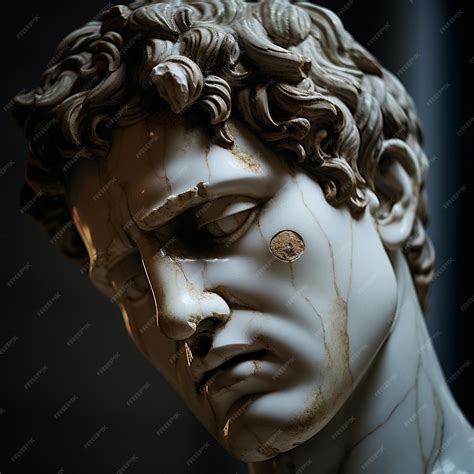 Premium Photo | Stunning Greek bust in a museum