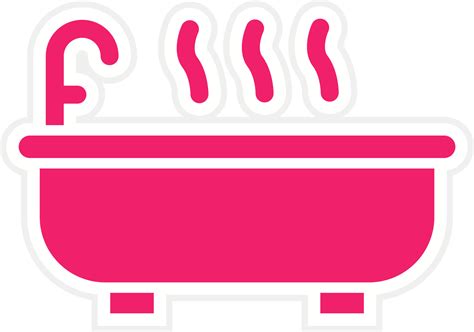 Hot Bath Vector Icon Style Vector Art At Vecteezy