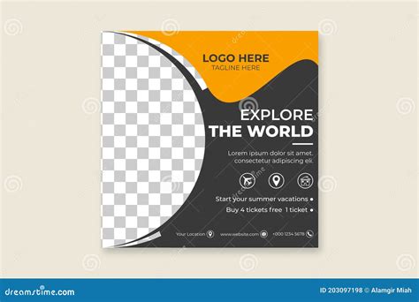 Corporate Social Media Post Template Modern And Social Media Design