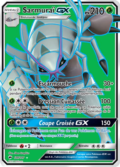 Sarmuraï GX Soleil et Lune Ombres Ardentes 129 Poképédia