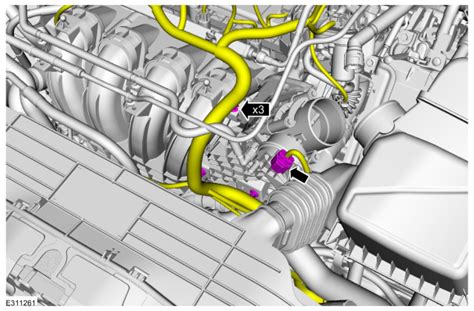 Ford Escape Снятие и установка Впускной коллектор Двигатель