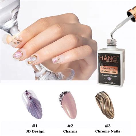 Non Wipe Rhinestone Hang Nail Product