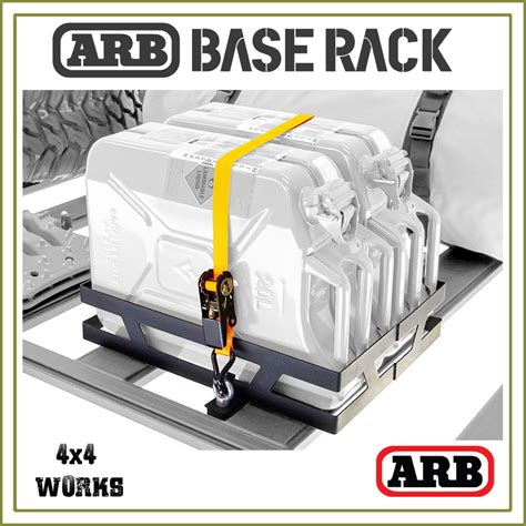 ARB BASE Rack Jerry Can Holder Double Horizontal 4x4 Works