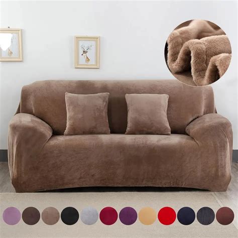 Plush Thick Recliner Sofa Covers Sofa Slipcover All Inclusive