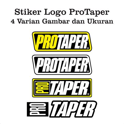 Jual STIKER LOGO PROTAPER PRINT WATERPROOF UNTUK MOTOR DAN MOBIL MULAI