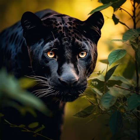 Premium Photo | Panther in its Natural Habitat Wildlife Photography ...