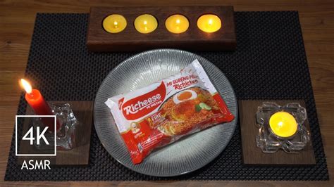 4K ASMRUnwrapping CookingNabati Richeese Mi Goreng Pedas Richicken