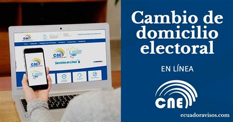 Cambio De Domicilio Electoral Por Internet 2024 Cne